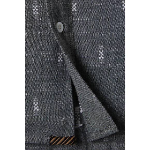 NEW BILLY REID men's tuscumbia shirt in grey/ white - Picture 3 of 3